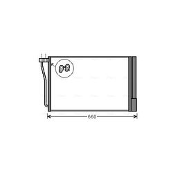 Kondenzátor klimatizácie AVA QUALITY COOLING BW5490D