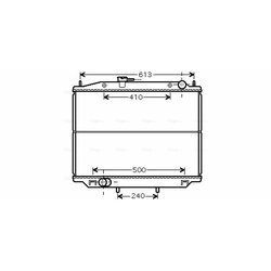 Chladič motora AVA QUALITY COOLING DN2265