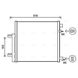 Kondenzátor klimatizácie AVA QUALITY COOLING DWA5140D