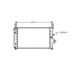 Chladič motora AVA QUALITY COOLING FD2127