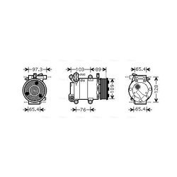 Kompresor klimatizácie AVA QUALITY COOLING FDAK391