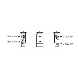 Expanzný ventil klimatizácie AVA QUALITY COOLING FT1306