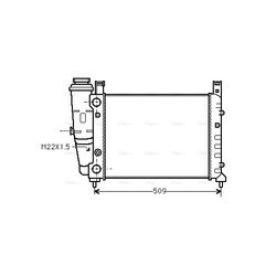 Chladič motora AVA QUALITY COOLING FT2060