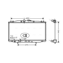 Chladič motora AVA QUALITY COOLING HD2170