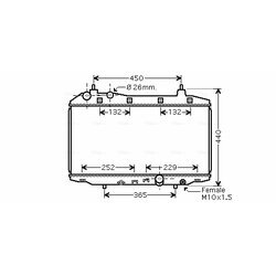 Chladič motora AVA QUALITY COOLING HD2188