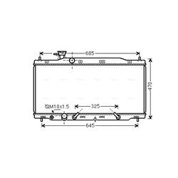 Chladič motora AVA QUALITY COOLING HD2269