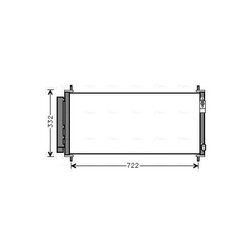 Kondenzátor klimatizácie AVA QUALITY COOLING HDA5264D