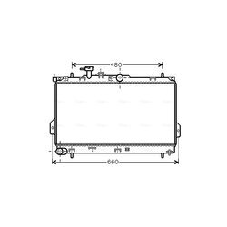 Chladič motora AVA QUALITY COOLING HY2097