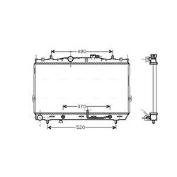 Chladič motora AVA QUALITY COOLING HY2186