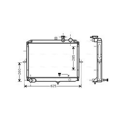 Chladič motora AVA QUALITY COOLING KA2053