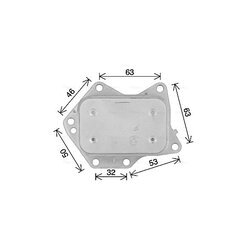 Chladič motorového oleja AVA QUALITY COOLING MS3744