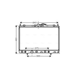 Chladič motora AVA QUALITY COOLING MT2200