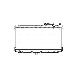 Chladič motora AVA QUALITY COOLING MZ2087