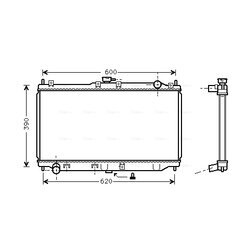 Chladič motora AVA QUALITY COOLING MZ2138