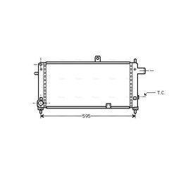 Chladič motora AVA QUALITY COOLING OLA2054