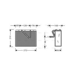 Výparník klimatizácie AVA QUALITY COOLING OLV300