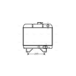 Chladič motora AVA QUALITY COOLING PE2018