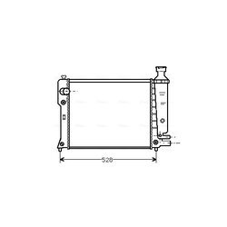 Chladič motora AVA QUALITY COOLING PEA2092