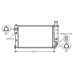 Chladič motora AVA QUALITY COOLING PEA2131