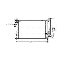 Chladič motora AVA QUALITY COOLING PEA2142