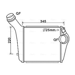 Chladič plniaceho vzduchu AVA QUALITY COOLING PR4059