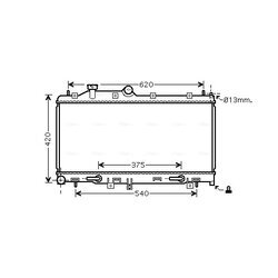 Chladič motora AVA QUALITY COOLING SU2076