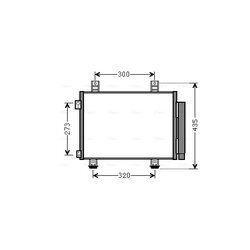 Kondenzátor klimatizácie AVA QUALITY COOLING SZA5117D