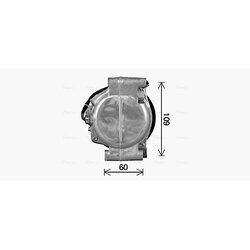 Kompresor klimatizácie AVA QUALITY COOLING SZAK164 - obr. 2