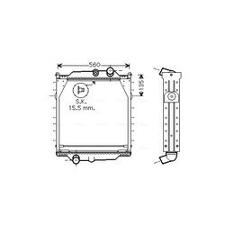 Chladič motora AVA QUALITY COOLING VL2045