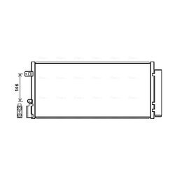 Kondenzátor klimatizácie AVA QUALITY COOLING CT5062D