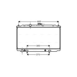 Chladič motora AVA QUALITY COOLING DN2223