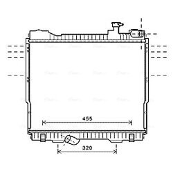 Chladič motora AVA QUALITY COOLING DN2348