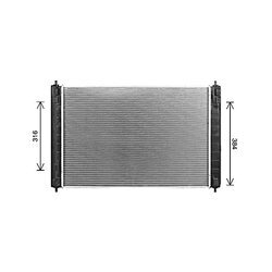 Chladič motora AVA QUALITY COOLING DN2468 - obr. 1