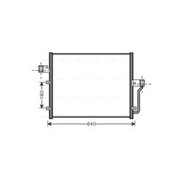 Kondenzátor klimatizácie AVA QUALITY COOLING DW5082