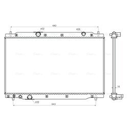 Chladič motora AVA QUALITY COOLING HD2341