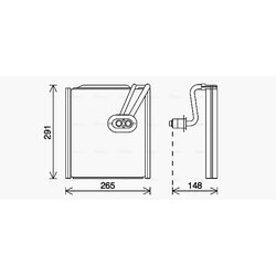 Výparník klimatizácie AVA QUALITY COOLING HYV444