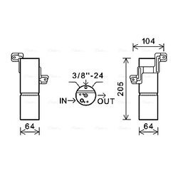 vysúšač klimatizácie AVA QUALITY COOLING MSD598