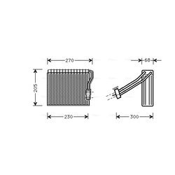 Výparník klimatizácie AVA QUALITY COOLING MSV051