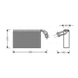 Výparník klimatizácie AVA QUALITY COOLING MSV317