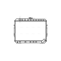 Chladič motora AVA QUALITY COOLING MT2049