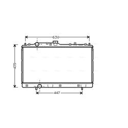 Chladič motora AVA QUALITY COOLING MT2113