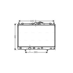 Chladič motora AVA QUALITY COOLING MT2169