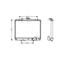 Chladič motora AVA QUALITY COOLING MTA2162