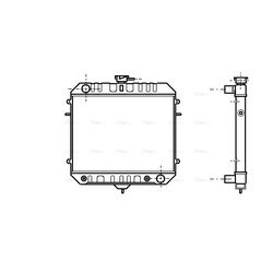 Chladič motora AVA QUALITY COOLING OL2082