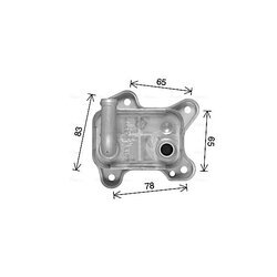 Chladič motorového oleja AVA QUALITY COOLING OL3712