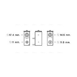 Expanzný ventil klimatizácie AVA QUALITY COOLING PE1376