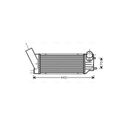 Chladič plniaceho vzduchu AVA QUALITY COOLING PEA4279