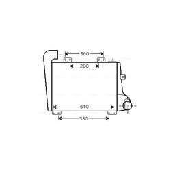 Chladič plniaceho vzduchu AVA QUALITY COOLING RE4064