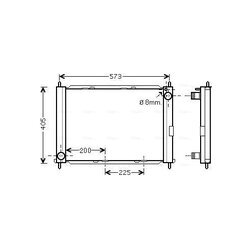 Chladič motora AVA QUALITY COOLING RT2652