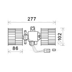 Vnútorný ventilátor AVA QUALITY COOLING SA8022